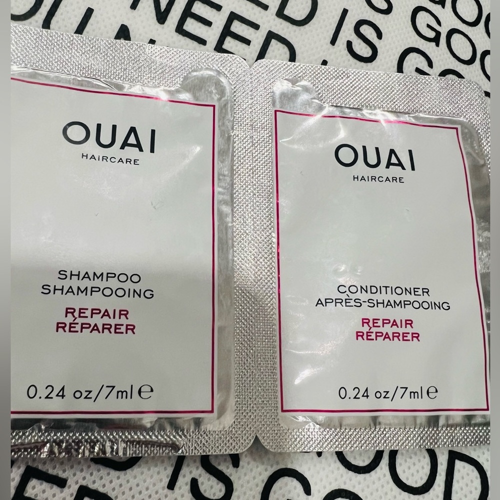 OUAI REPAIR SHAMPOO and CONDITIONER